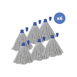 MSV - Lot de 6 franges en coton blanc 220g