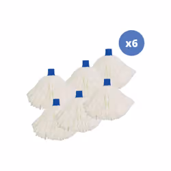 Lot de 6 franges à Serpillière de rechange de la marque MSV. Composées en microfibre, les franges permetent un ménage optimal ...