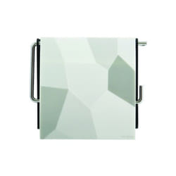 MSV 141922 Origami – Soporte para papel higiénico (poliestireno, multicolor, 30 x 20 x 15 cm Mural Gris, Blanc