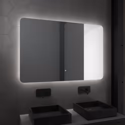 Avec ce miroir de salle de bain led, vous bénéficierez d’une grande surface pour vous regarder, ce qui sera idéal pour vous p ...