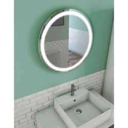 Miroir salle de bain LED auto-éclairant CIRCLE LIGHT diamètre 59cm
