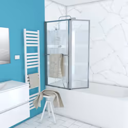 Description générale Ce pare baignoire innovant est composé de 2 volets pivotants et relevables, offrant un design élégant av ...