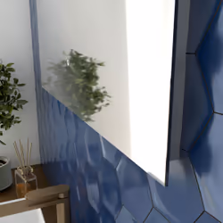 Aurlane - Miroir led sky light 80x60 pour salle de bain