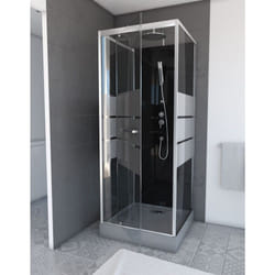 cabine de douche carrée 70x70x225cm - scratchy 70