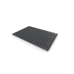 Caillebotis en Bois Composite Gris pour Cabine rectangulaire - Dimensions 130 x 76 cm