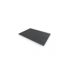 Caillebotis en Bois Composite Gris pour Cabine rectangulaire - Dimensions 104 x 74 cm