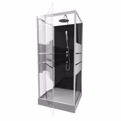 Cabine de douche carrée Aurlane scratchy 90 - 90x90x225cm
