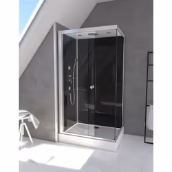 Description générale Cette élégante cabine de douche habillera votre salle de bain avec raffinement, créant une atmosphère ch ...