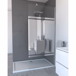 Description générale La paroi de douche à l'italienne, moderne et élégante, facilite l'accès à la douche tout en rendant votr ...