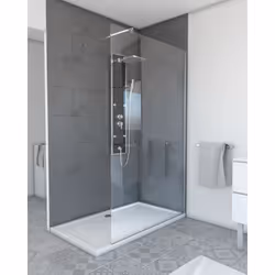 Description générale La paroi de douche à l'italienne FREEDOM est élégante et intemporelle, offrant un accès facilité à la do ...