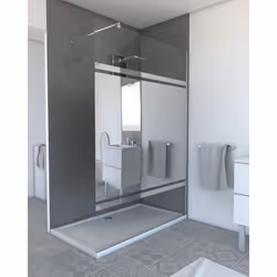 Description générale Elégante et intemporelle, la paroi de douche à l'italienne est moderne et incontournable, facilitant l'a ...
