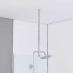 Description générale Cette barre de fixation plafond est conçue pour stabiliser et sécuriser votre paroi de douche. D'une lon ...