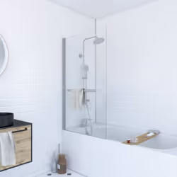 Description générale Le pare baignoire TSHAPE est un accessoire pratique et élégant qui apporte une touche de chrome à votre  ...