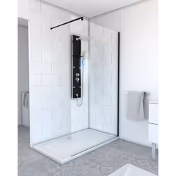 Description générale La paroi de douche à l'italienne FREEDOM, élégante et intemporelle, facilite l'accès à la douche tout en ...