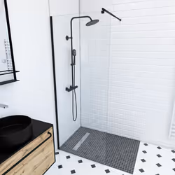 Description générale La paroi de douche à l'italienne FREEDOM, élégante et intemporelle, est conçue pour faciliter l'accès à  ...