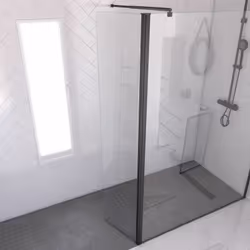 Description générale Cette paroi de douche "FREEDOM 2 DARK PIVOT" est conçue pour apporter une touche moderne et élégante à v ...