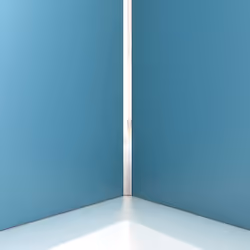 Profilé d'angle en Aluminium Finition Anodisé Brillant pour Panneaux Muraux - 15x15x2100 mm