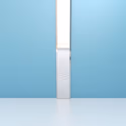 Profilé de jonction en Aluminium Finition Anodisé Brillant pour Panneaux Muraux - 20x5x2100 mm