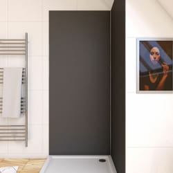 Aurlane - panneau mural finition aluminium gris 90 x 210 cm - wall'it gris
