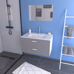 Description générale Ensemble très tendance de salle de bain qui apportera une touche de modernité. Il se compose d'un caisso ...