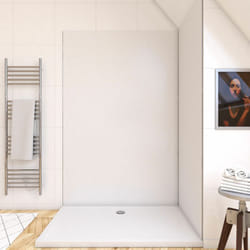Aurlane - panneau mural finition aluminium blanc 120 x 210 cm - wall'it blanc