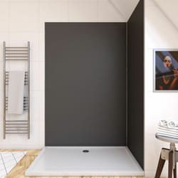 Aurlane - panneau mural finition aluminium gris 120 x 210 cm - wall'it gris