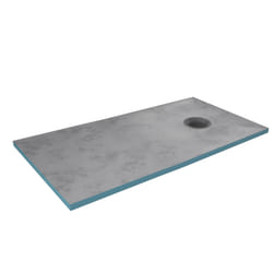 Bac receveur de douche à carreler 90x160cm recoupable sur mesure pour douche à l'italienne