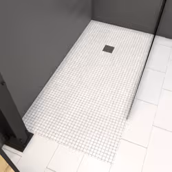Bac receveur de douche à carreler 90x160cm recoupable sur mesure pour douche à l'italienne