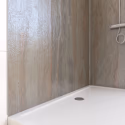 Pack de 2 Panneaux Muraux Pierre Wood Stone 90+120x210 cm avec Profilés anodise brillant - stone'it