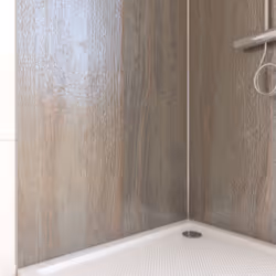 Pack de 2 Panneaux Muraux Pierre Wood Stone 90+90x210 cm avec Profilés anodise brillant - stone'it