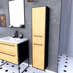 Aurlane PACM070 système de douche Noir