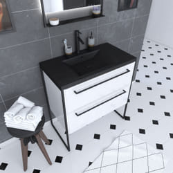 Aurlane PACM016 armoire de rangement de salle de bain
