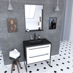 Aurlane PACM051 armoire de rangement de salle de bain