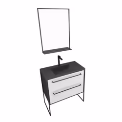 Aurlane PACM051 armoire de rangement de salle de bain