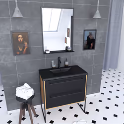 Aurlane PACM094, Noir, Marron, 800 mm, 500 mm