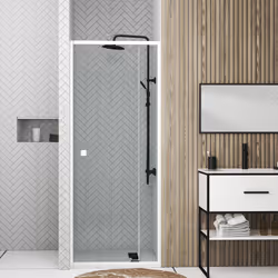 Description générale Découvrez la porte de douche pivotante WHITY PIVOT, alliant élégance et praticité. Conçue en aluminium l ...