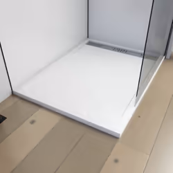 Description générale Ce receveur extra plat en acrylique renforcé blanc effet pierre est parfait pour aménager votre douche. ...