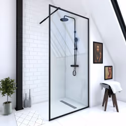 Description générale La paroi de douche DARK CONTOURING allie élégance contemporaine et robustesse, offrant un aspect industr ...
