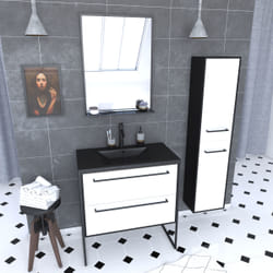 Aurlane PACM108 ensemble de meuble de salle de bain