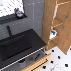 Aurlane PACM108 ensemble de meuble de salle de bain
