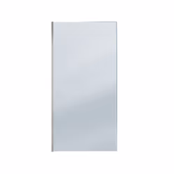 Aurlane - Paroi de Douche 100x200cm - Verre Trempé Fumé 8mm - Profilé Chrome - freedom 2 smoked