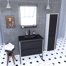 Aurlane PACM030 ensemble de meuble de salle de bain