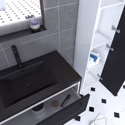 Aurlane PACM030 ensemble de meuble de salle de bain
