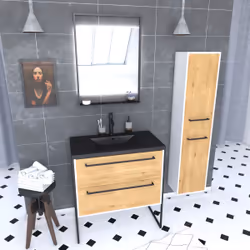 Aurlane PACM041 ensemble de meuble de salle de bain