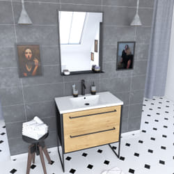 Aurlane PACM067 armoire de rangement de salle de bain