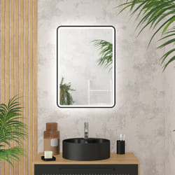 Aurlane - Miroir salle de bain rond - Diamètre 60cm - go