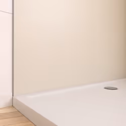 Lot de 2 Panneaux Muraux Aluminium ivoire 90+120x210 cm avec Profilés anodise brillant - wall'it