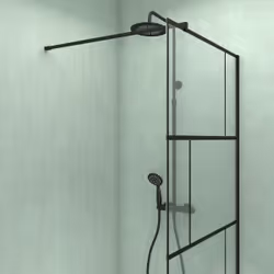 Pack Paroi de douche 90x195 cm + Receveur Blanc effet pierre 140x90 cm - Vue supplémentaire 5