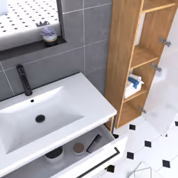 Aurlane PACM079 ensemble de meuble de salle de bain