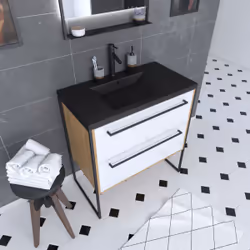 Aurlane PACM082, Sur pied, 1 pièce(s), 800 mm, 500 mm